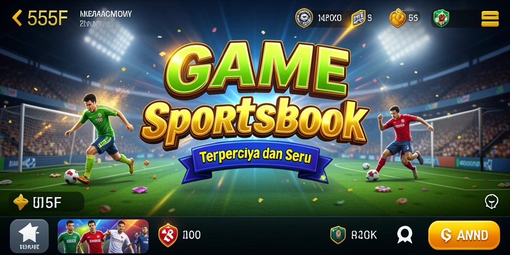 Tampilan gameplay Sportsbook yang menarik dan dinamis.