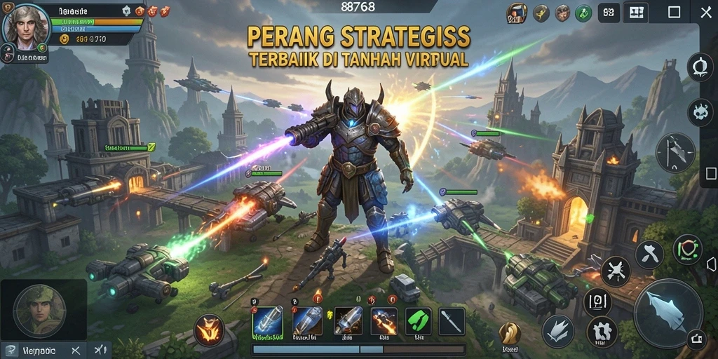 Gameplay seru dalam pertempuran TPS yang mendebarkan.