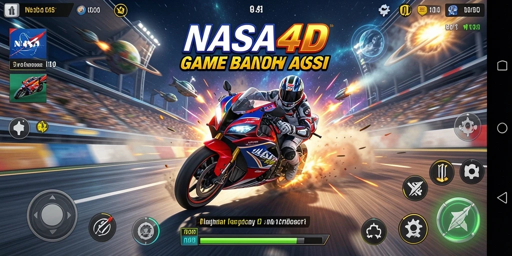 Gameplay seru balap motor di NASA4D yang mendebarkan.