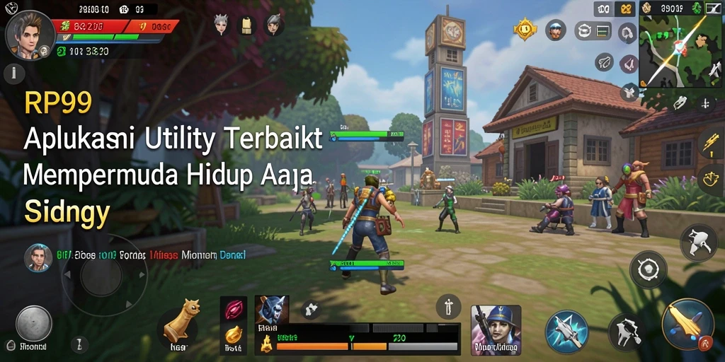 Tampilan antarmuka RP99 yang sederhana dan fungsional.