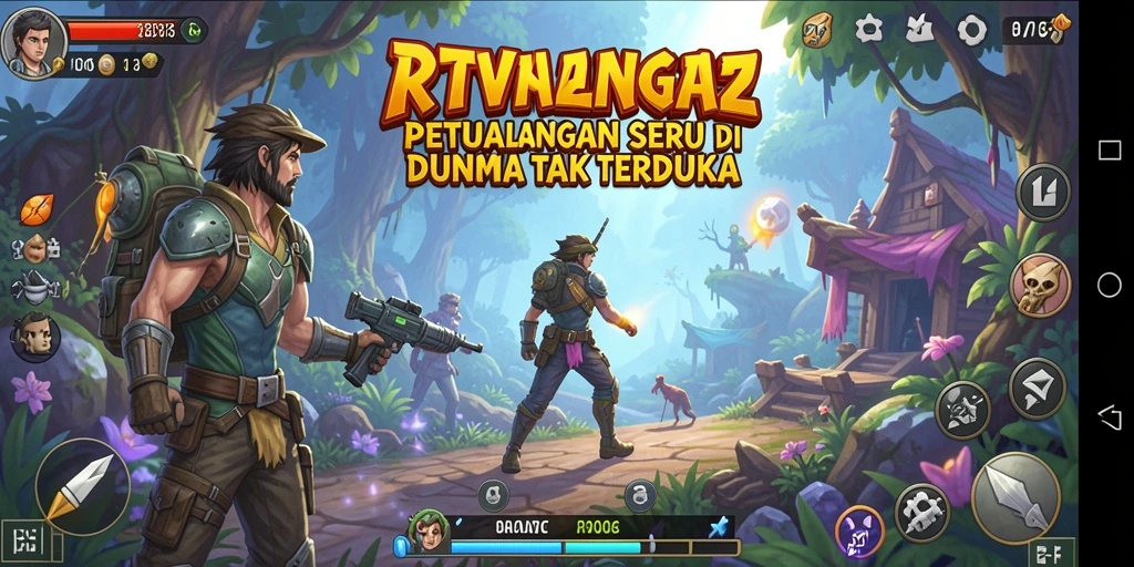Tangkapan layar utama RVIP2 yang menunjukkan momen mendebarkan dalam petualangan.