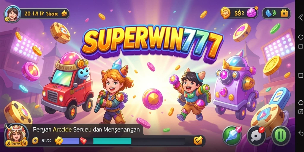 Screenshot gameplay SUPERWIN777 yang seru dan penuh aksi.